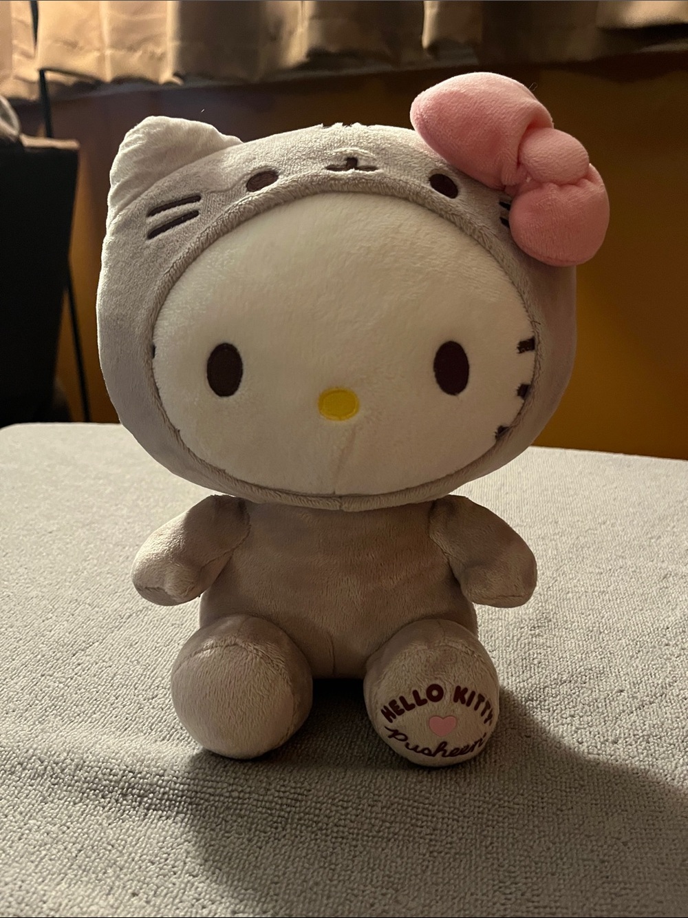 Hello Kitty Plush Toy in Pusheen Costume